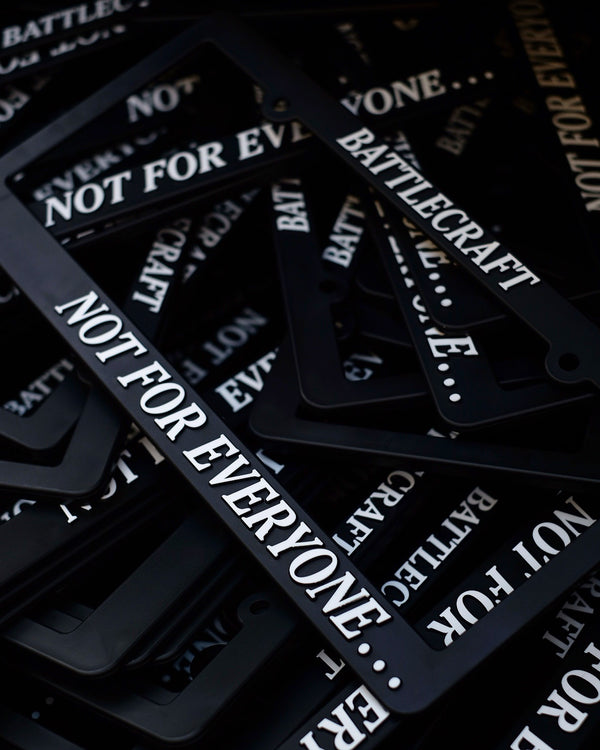 BattleCraft Bebop License Plate Frame (limited)