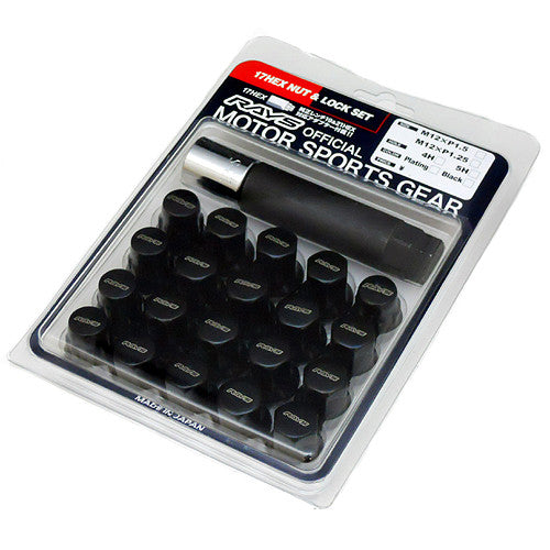 RAYS 17 Hex Lug Nut and Lock Set