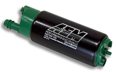AEM 320LPH E85-Compatible High Flow In-Tank Fuel Pumps (Offset Inlet)