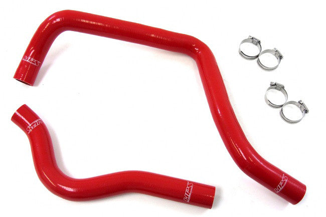 HPS Reinforced Radiator Hose Kits Red