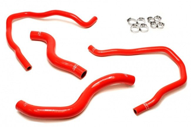 HPS Reinforced Radiator Hose Kits Red