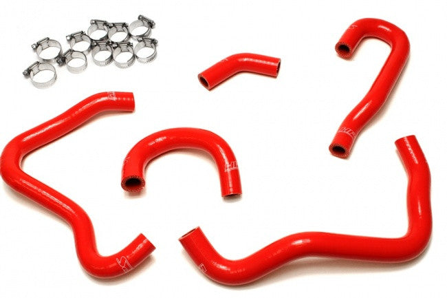 HPS Reinforced Radiator Hose Kits Red