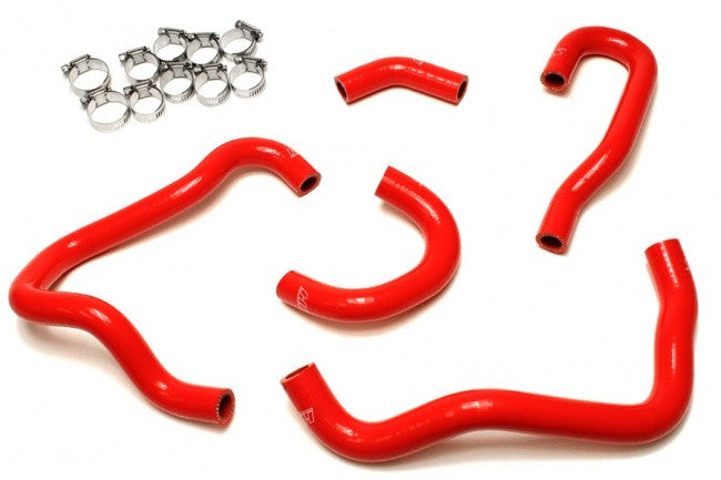 HPS Reinforced Radiator Hose Kits Red