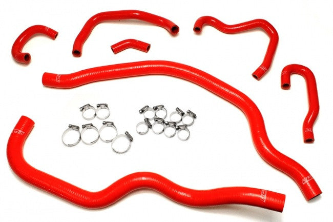 HPS Reinforced Radiator Hose Kits Red