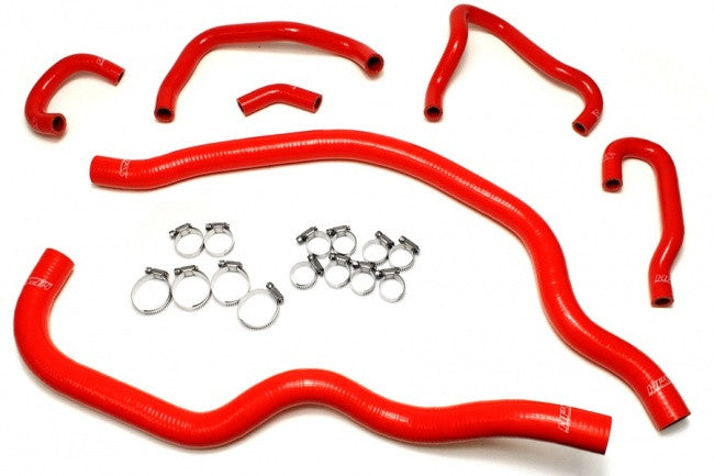 HPS Reinforced Radiator Hose Kits Red