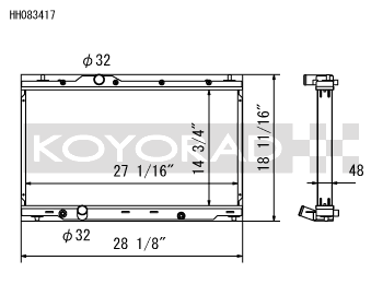 Koyorad Racing Radiators (for Honda)