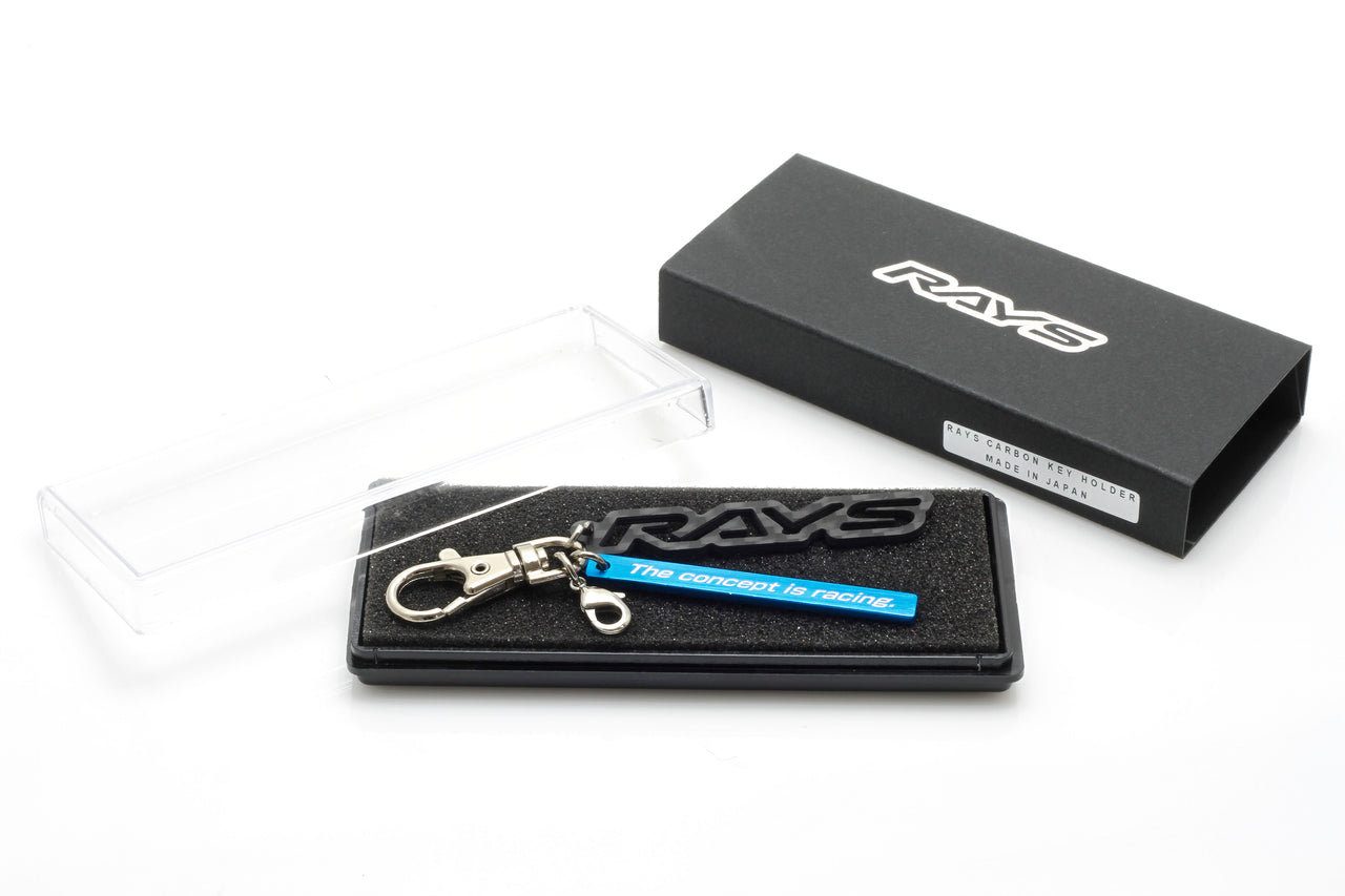 Rays Engineering Carbon Fiber Keychain