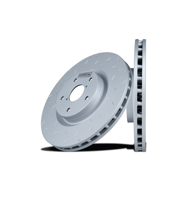 Hawk Sector 27 Quiet Slot Rotors (REAR)