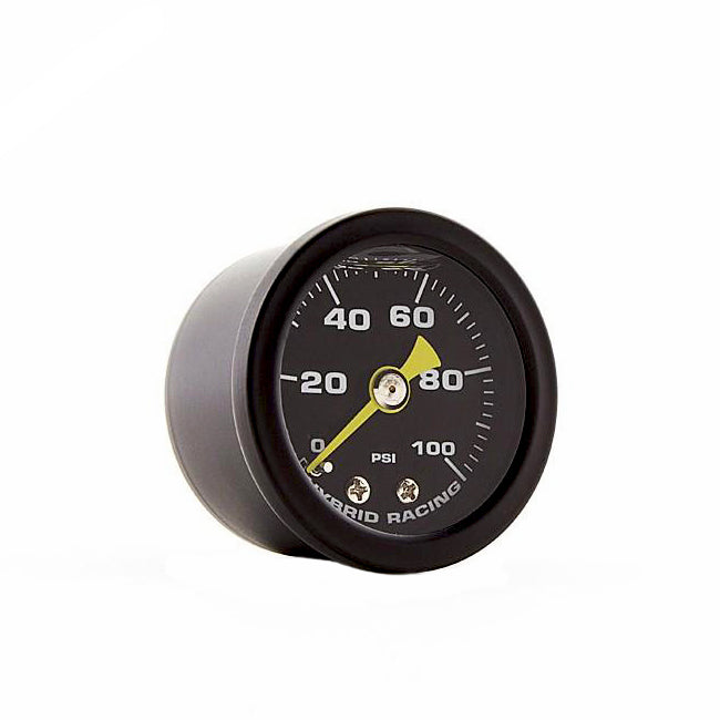 HYBRID RACING Liquid Filled Fuel Pressure Gauge