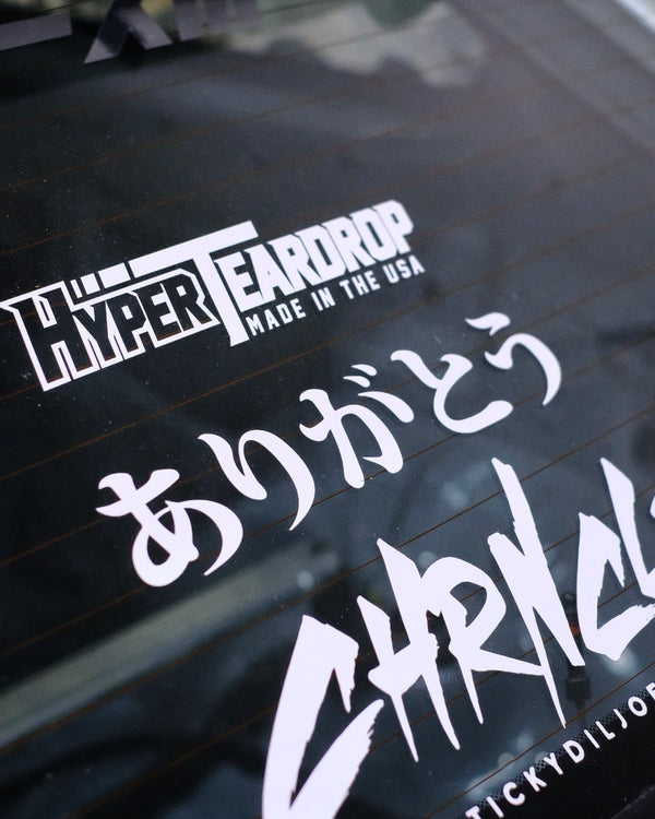 BattleCraft Honda “Arigato” Tribute Decal