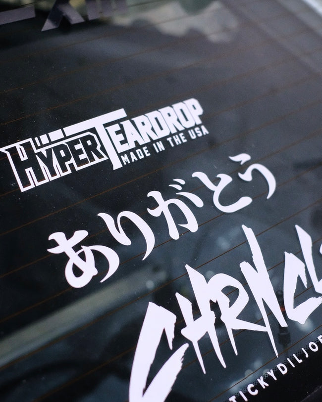 BattleCraft Honda “Arigato” Tribute Decal