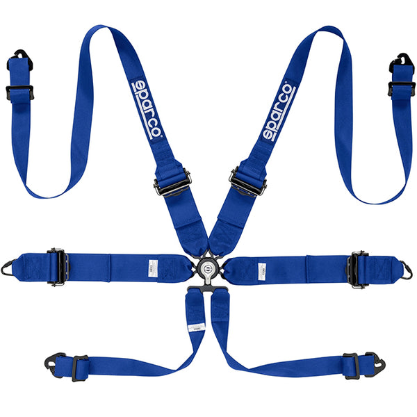 Sparco 6 Point HANS 3"/2" Harness (Aluminum)