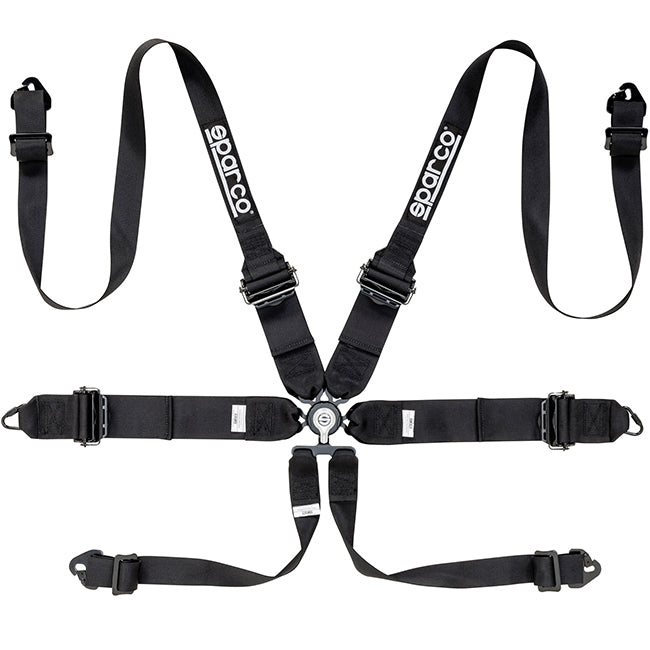 Sparco 6 Point HANS 3"/2" Harness (Aluminum)