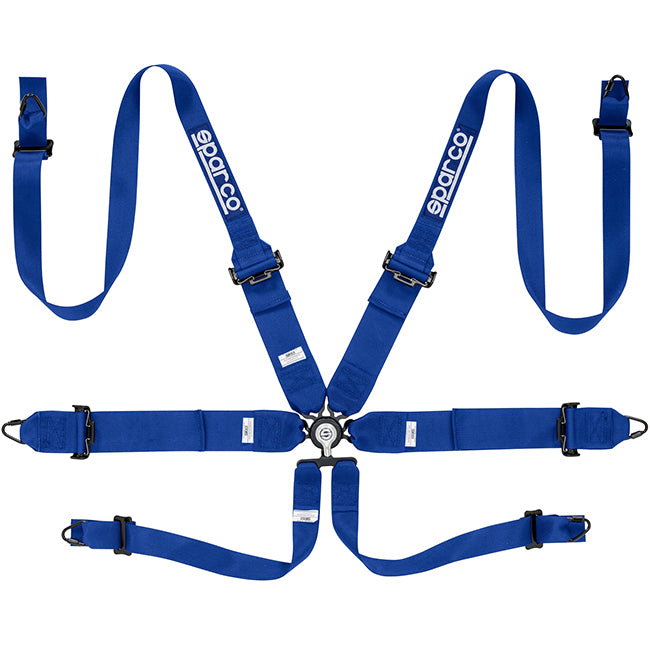 Sparco 6 Point HANS 3"/2" Harness (Steel)