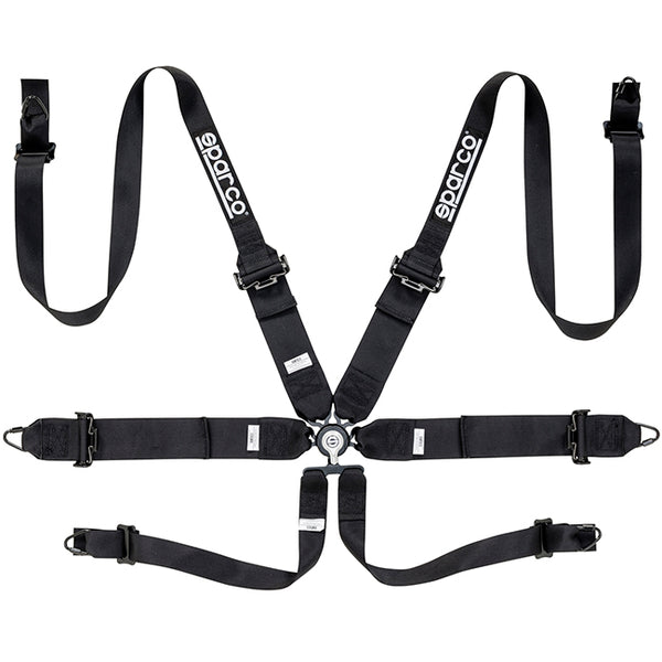 Sparco 6 Point HANS 3"/2" Harness (Steel)