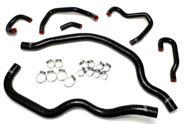 HPS Reinforced Radiator Hose Kits Black