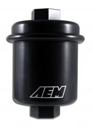 AEM High Performance Fuel Filter (Honda Applications - Black)