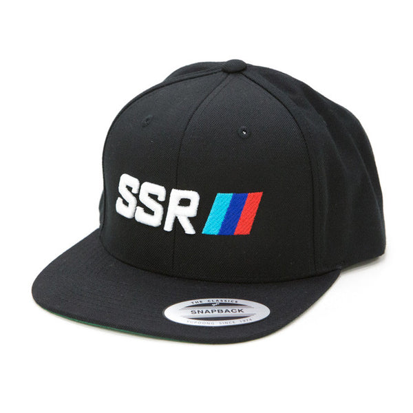 SSR Wheels Black Snapback Cap