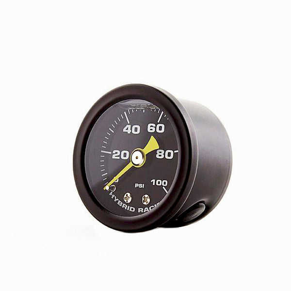 HYBRID RACING Liquid Filled Fuel Pressure Gauge